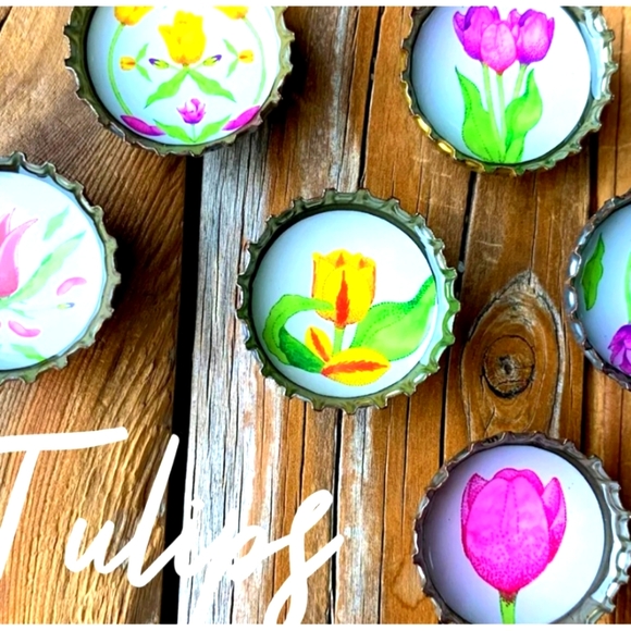 Tulip Magnet Set - Picture 3 of 3
